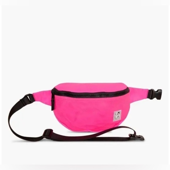 LOLA Large Moonbeam Bum Bag Neon Green or Pink - Picture 4 of 7